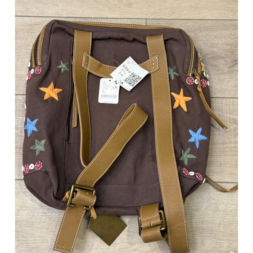 FREE PEOPLE WE THE FREE X THE FALLS BEXLEY EMBELLISHED EMBROIDERED BACKPACK BAG - Picture 7 of 13